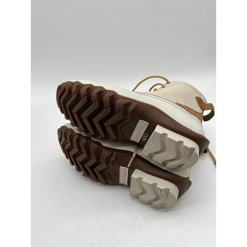Wolverine Torrent Duck Boots White Waterproof Leather W880227 Women's Sz‎ 11M